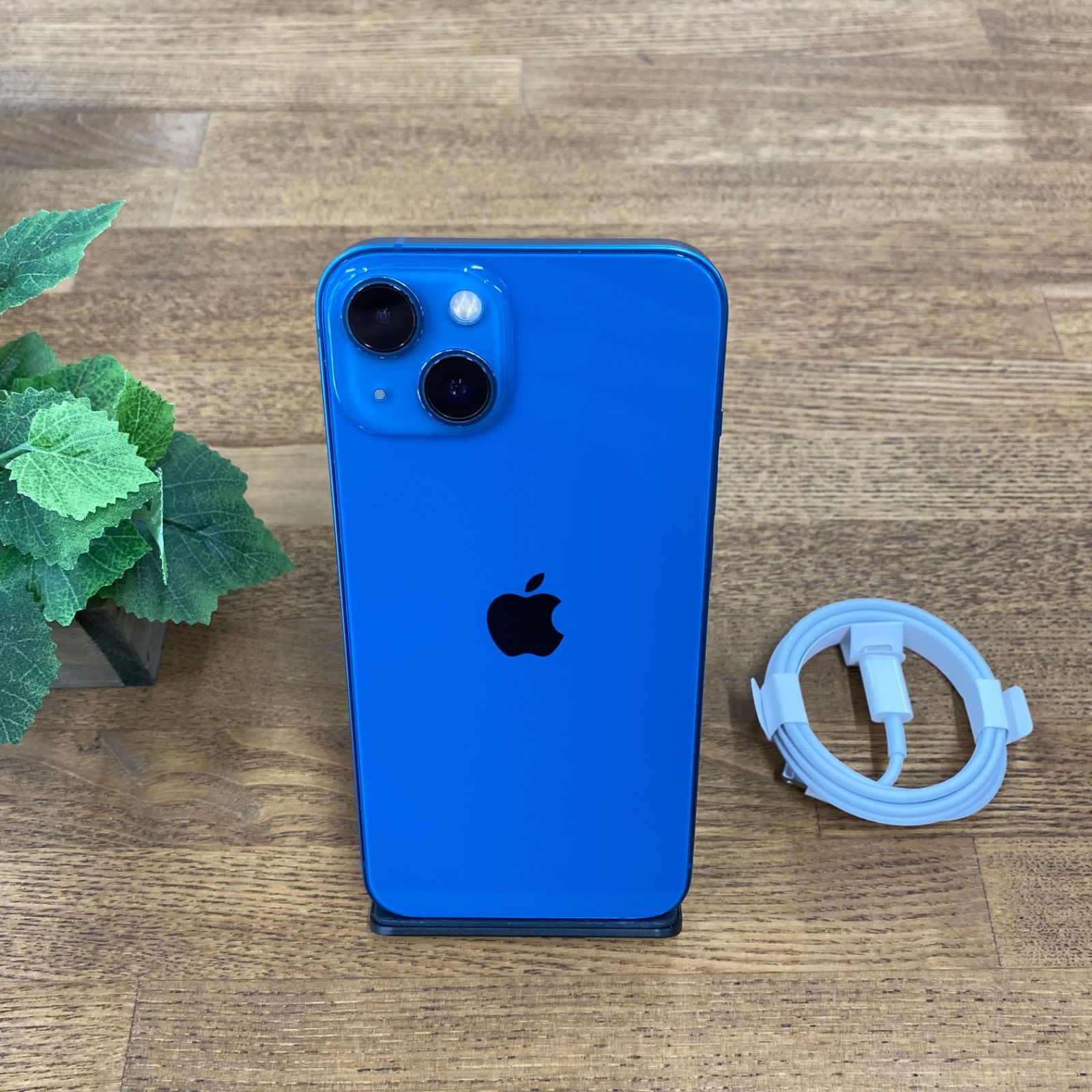 Apple iPhone 13 128GB ブルー 箱/充電ケーブル付き 【公式通販