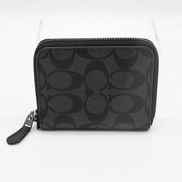 COACH コーチ シグネチャー レザー ラウンドファスナー 長財布 COACH コーチ 小銭入れ F78005 ラウンドファスナー シグネチャー 中古