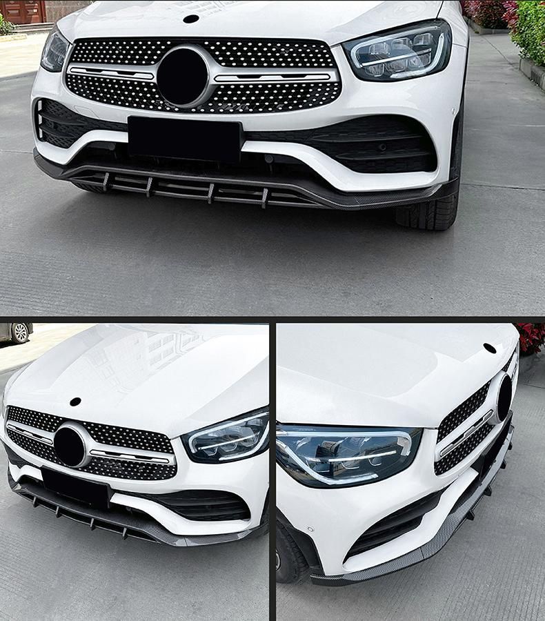 Mercedes-Benz GLC 200 260 300 X253 2020 年式 カーボン調 フロントリップ スポイラー 前唇 エアロ 擾流板 外装 カスタム 9.22 FFCRYSTALESIA_COM