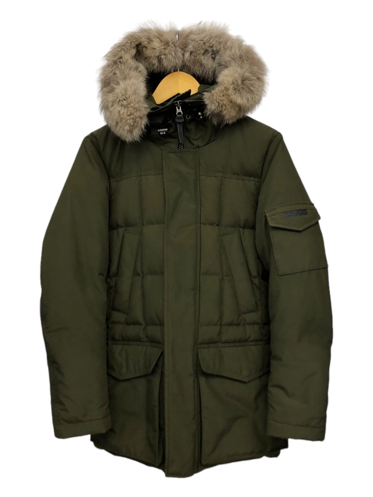 Woolrich (ウールリッチ) BLIZZARD PARKA ダウンコート フェザー混 コヨーテファー USA XXS EU XS メンズ/104