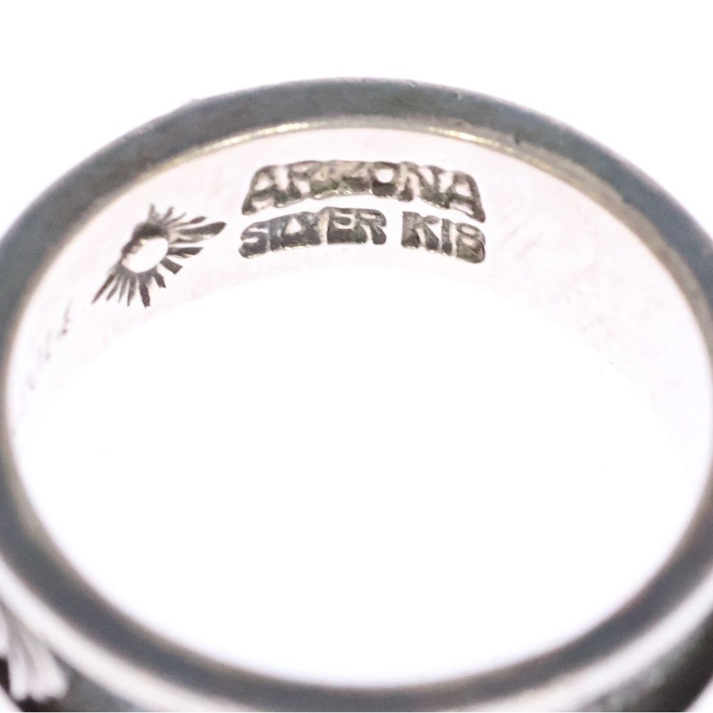 ARIZONA DOM アリゾナフリーダム K18 太陽神 唐草リング シルバー WWW_SHINETEETH_COM
