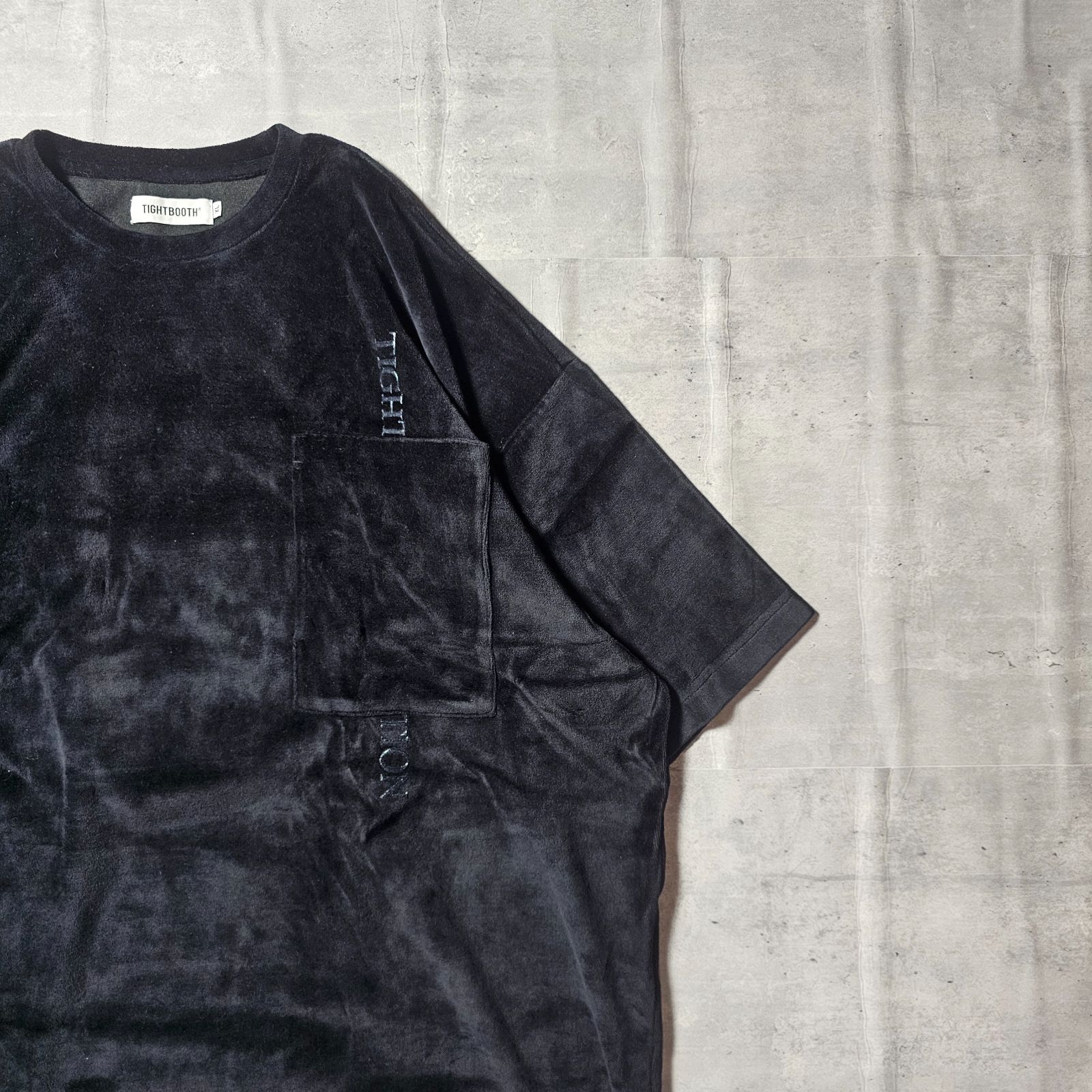 TIGHTBOOTH / タイトブース 』 TBPR ベロアTシャツ ( XLサイズ