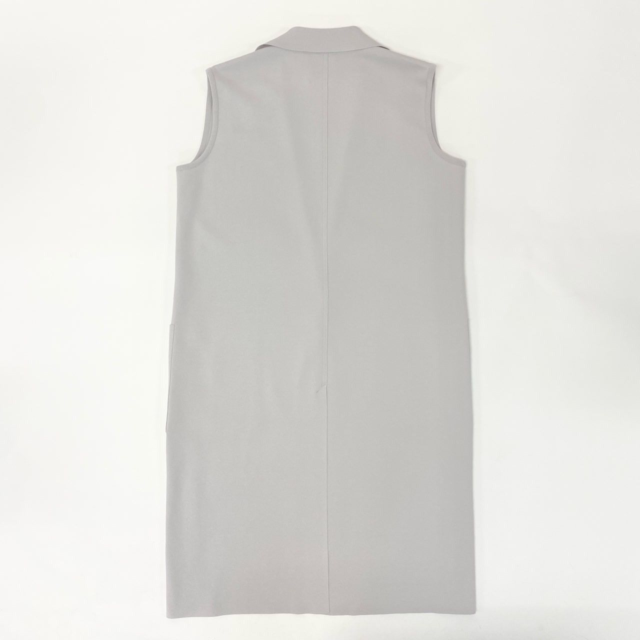 22i16 MORABITO モラビト スリーブレス ロングジレ ロングベスト 羽織 カジュアル レディース 女性用 9049-31203 38 グレーu02t