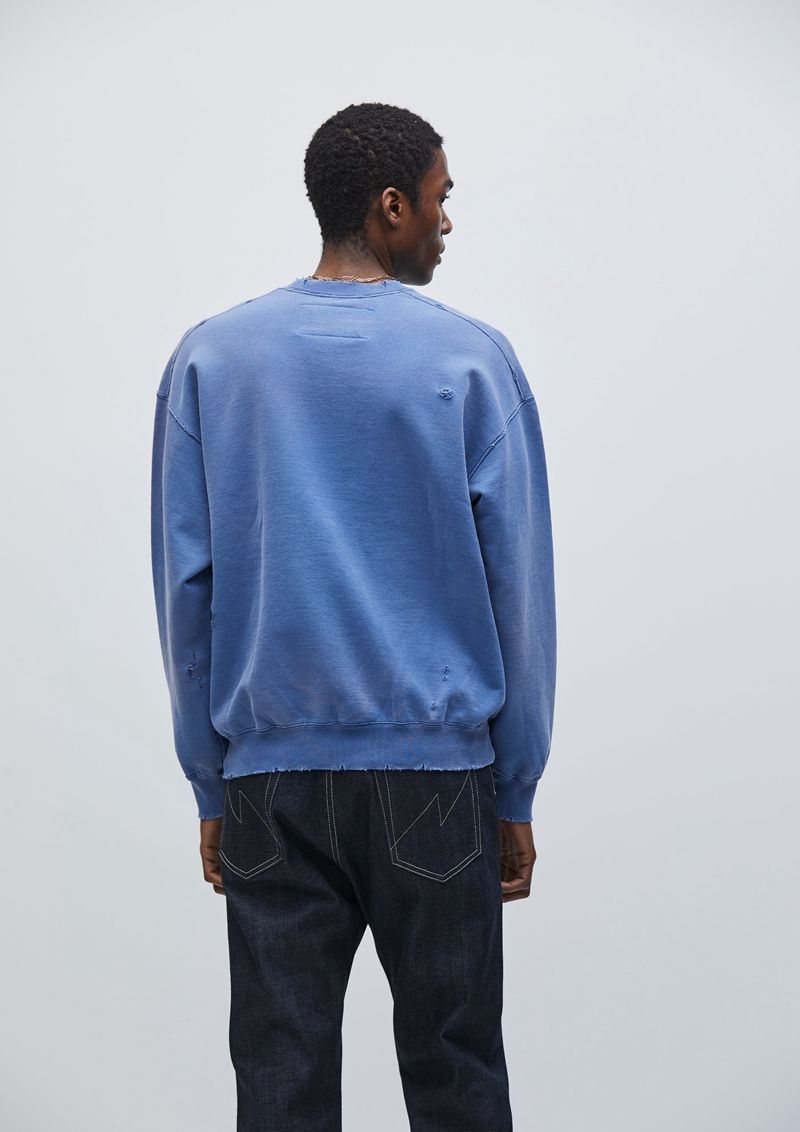 NEIGHBORHOOD SAVAGE SWEAT SHIRT LS ブルー NEIGHBORHOOD(ネイバーフッド)｜SAVAGE SWEAT SHIRT LS｜正規