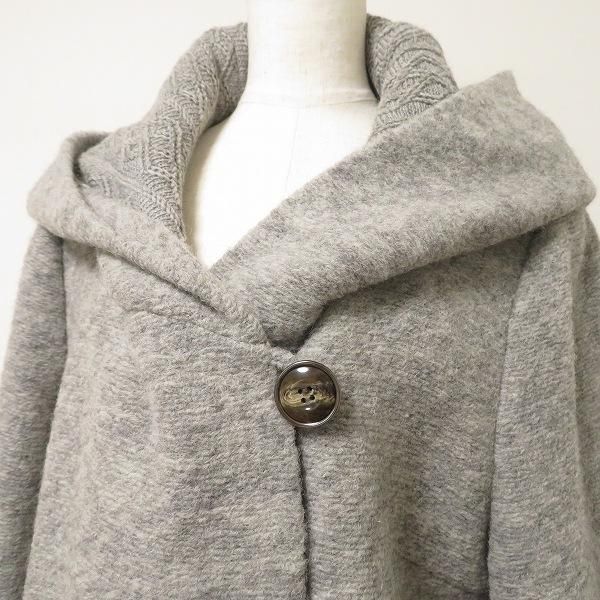 wnc ローズティアラ Rose Tiara コート 42 グレー フード付き