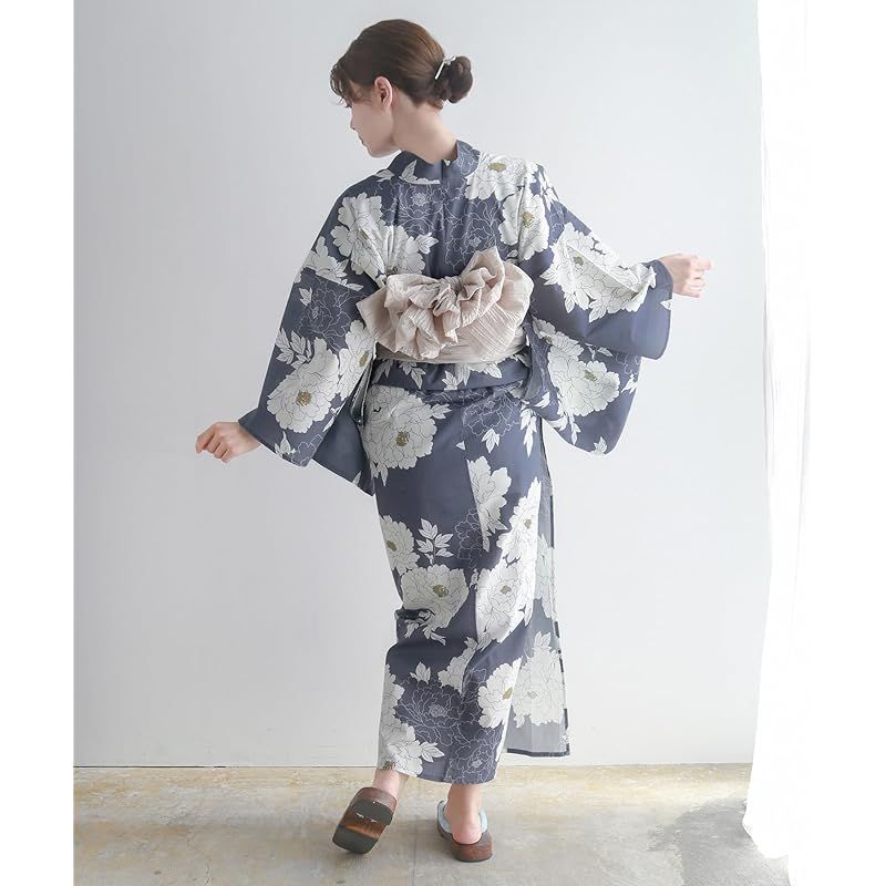 キョウエツ 浴衣帯セット 浴衣セット KYOETSU 浴衣セット KYOETSU] [キョウエツ] 浴衣セット 変わり織 生成り 2点セット