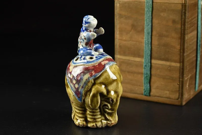 中国美術 青花 八卦紋爐 福山寿海　南京染付香炉　大明成化年製 中国美術 青花 八卦紋爐 福山寿海 南京染付香炉 大明成化年