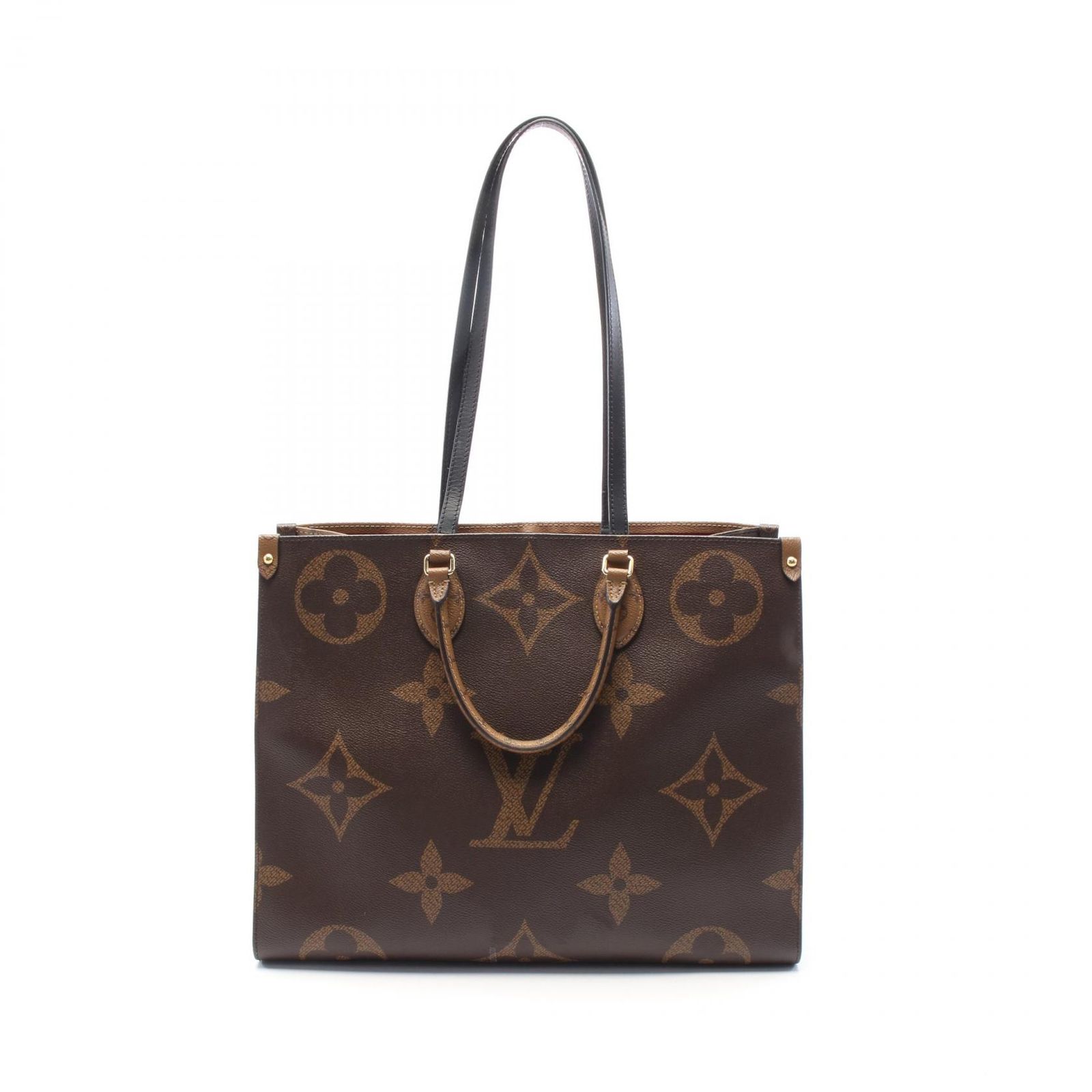 ルイ ヴィトン LOUIS VUITTON ショルダーバッグ オンザゴーGM M45320 PVCコーティングキャンバス レザー オンザゴーGM レディース Used B
