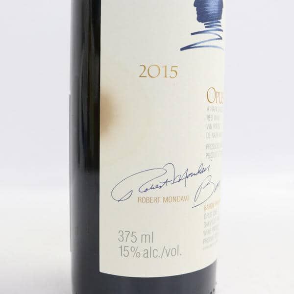 2015オーパスワン Opus one ハーフボトル 375ml アメリカ