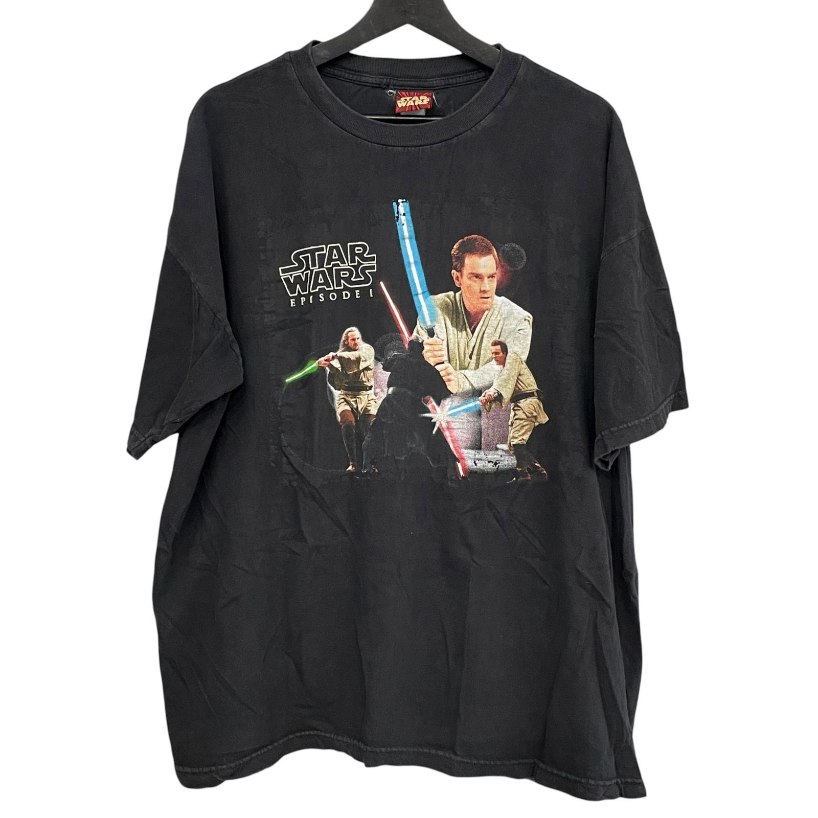 VINTAGE 90s STAR WARS JEDI EPISODE 1 TEE T-SHIRT スターウォーズ エピソード 1 ヴィンテージ Tシャツ