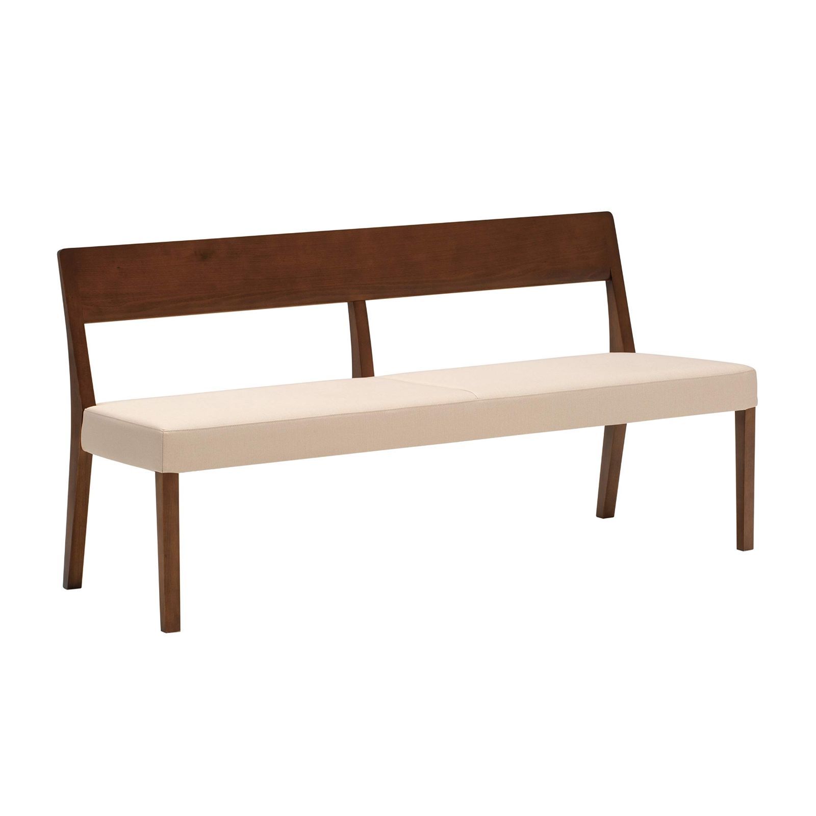 送料無料】 ダイニングベンチ 背もたれ付きベンチ キルティング 高級感