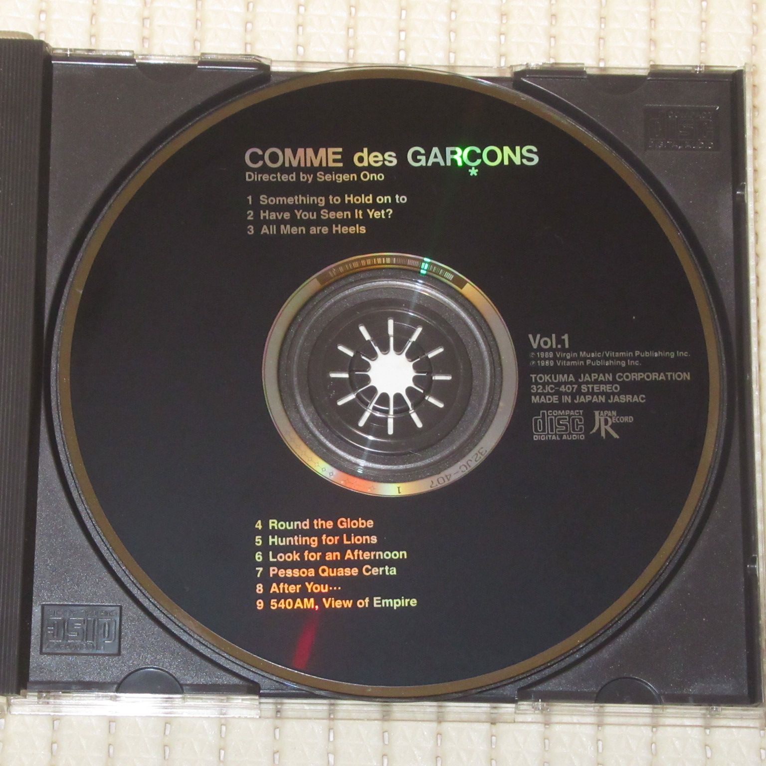 CD 小野誠彦 コムデギャルソン VOL.1 帯付 SEIGEN ONO COMME DES