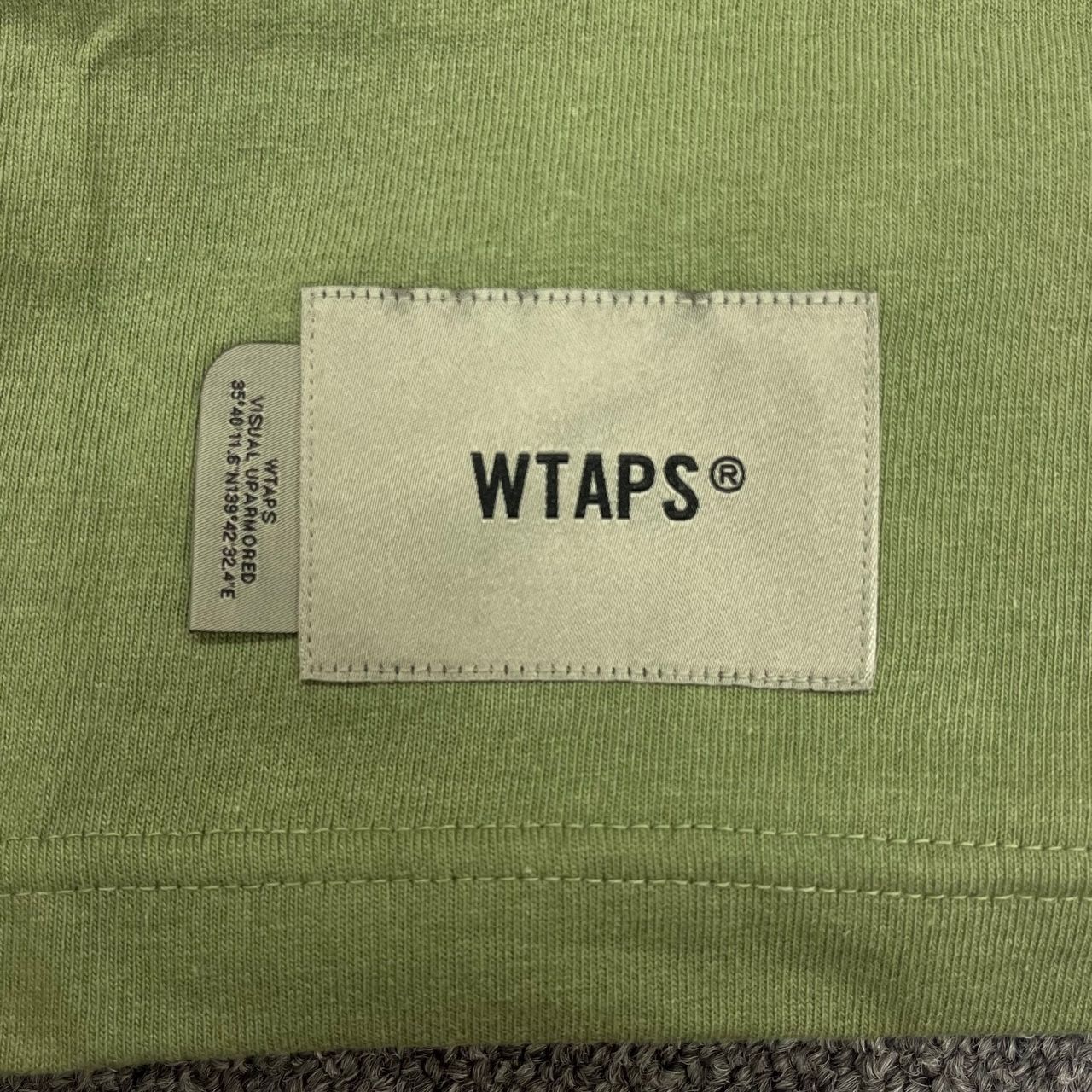 WTAPS SIGN/SS/COTTON オリーブS ダブルタップス