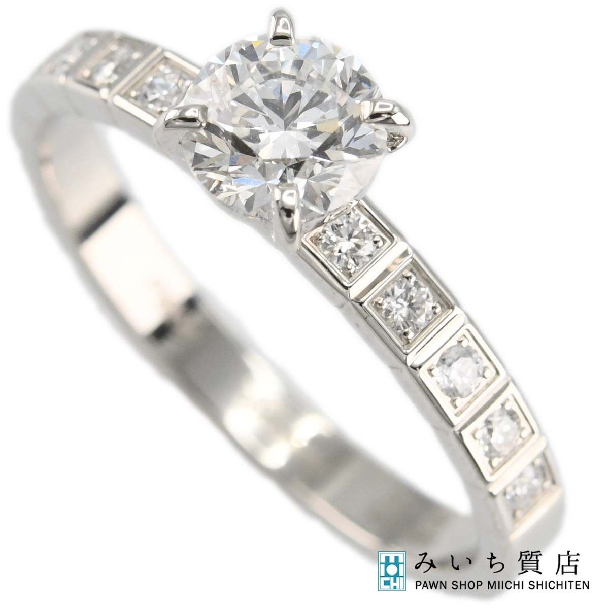 仕上済 CHOPARD ショパール リング アイスキューブ 9号 829766 D0.51 F