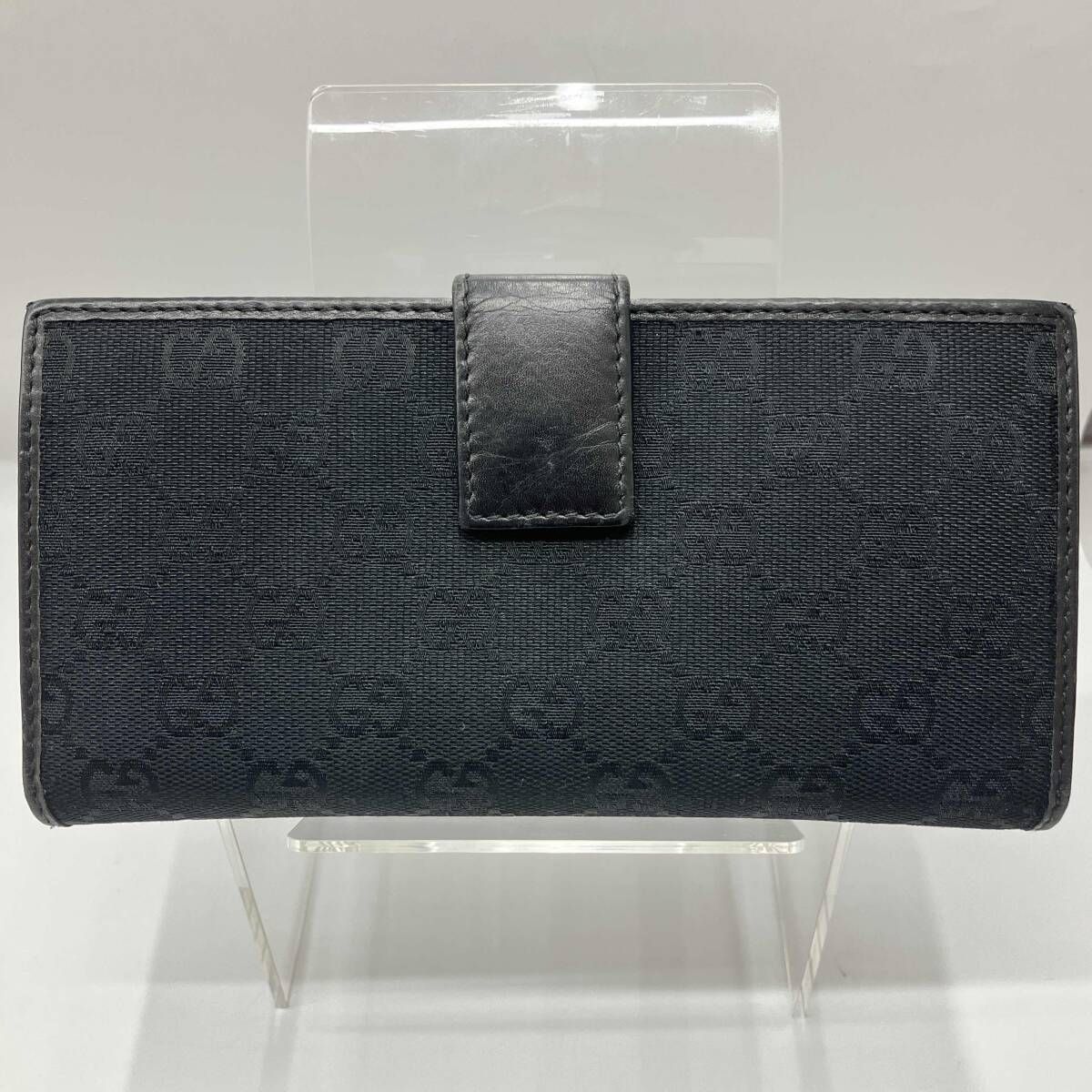 GUCCI GGキャンバス ブラック 長財布 楽天市場】グッチ 長財布 ブラック 黒 GGキャンバス レザー