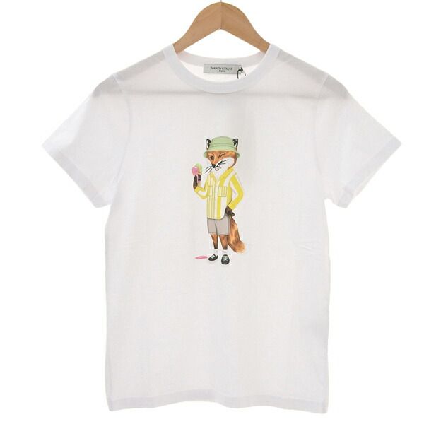 メゾンキツネ MAISON KITSUNE ドレスド フォックス Tシャツ 半袖 S