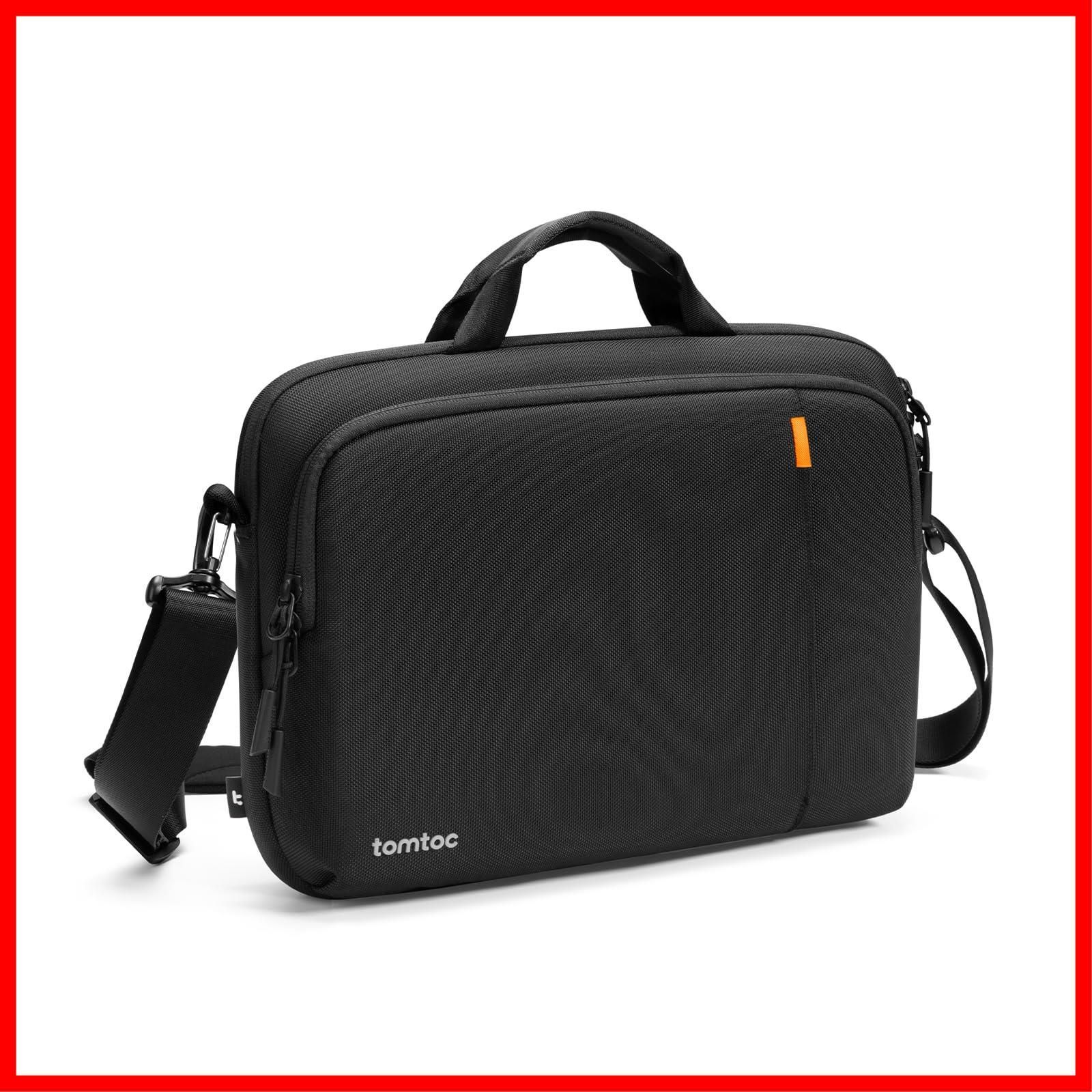 【数量限定】パソコンケース 16インチ MacBook Pro M3 M2 M1 360保護 / 15インチ MacBook Air M3 M2対応 撥水加工 ノートPCケース tomtoc ブリーフケース ショルダーストラップ付 ビジネスバッグ アクセサリ