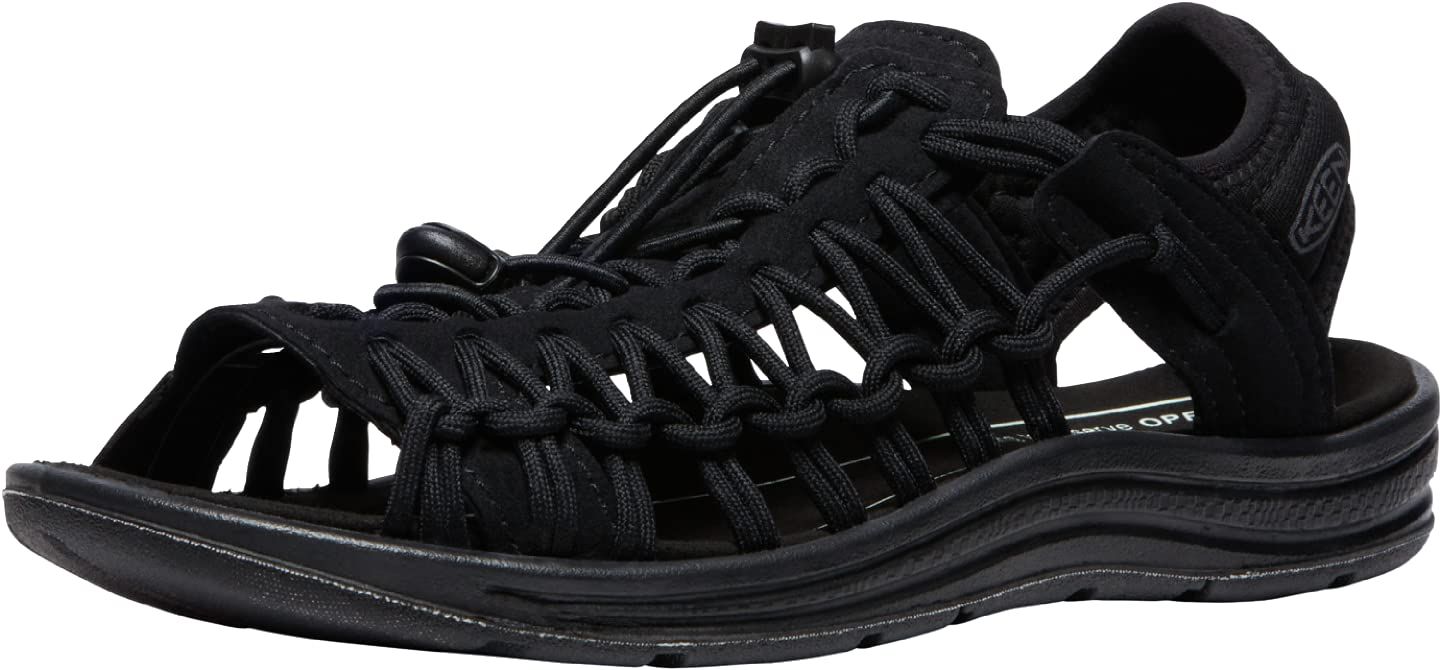 ポジティブな キーン サンダル UNEEK II OT ユニークツーオーティー レディース BLACK BLACK 24.0 cm