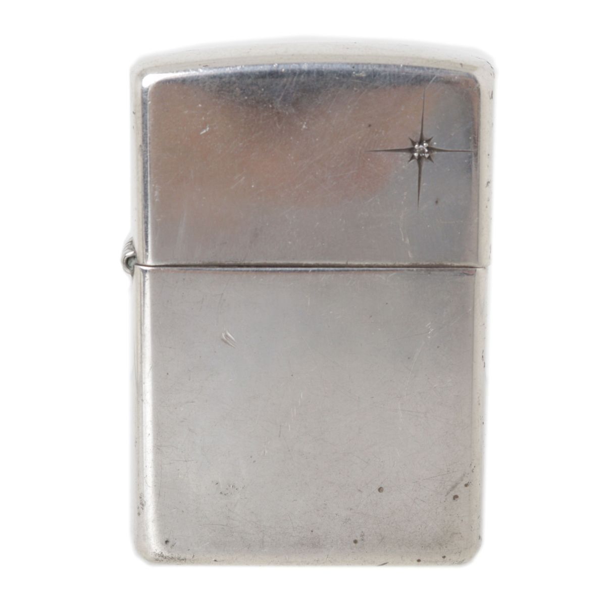 ZIPPO ジッポー 2003年 STERLING 1P ダイヤモンド STERLING SILVER 925 ×ダイヤモンド A03 ケースサイズ約48×55×12mm ケース重量34.2g NT Cランク