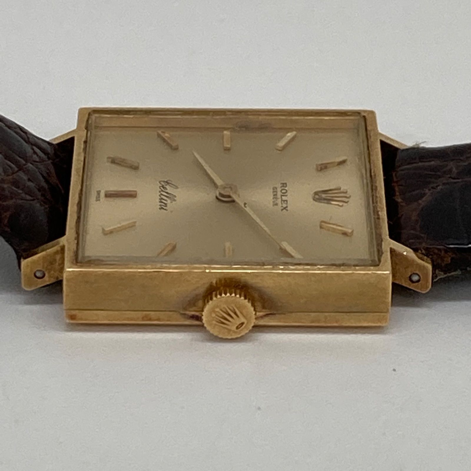 ROLEXチェリーニ 金無垢 K18YG 手巻き 腕時計 稼動品ヴィンテージ 1994年 K18YG 金無垢 ロレックス チェリーニ 手巻 5112 ローマ