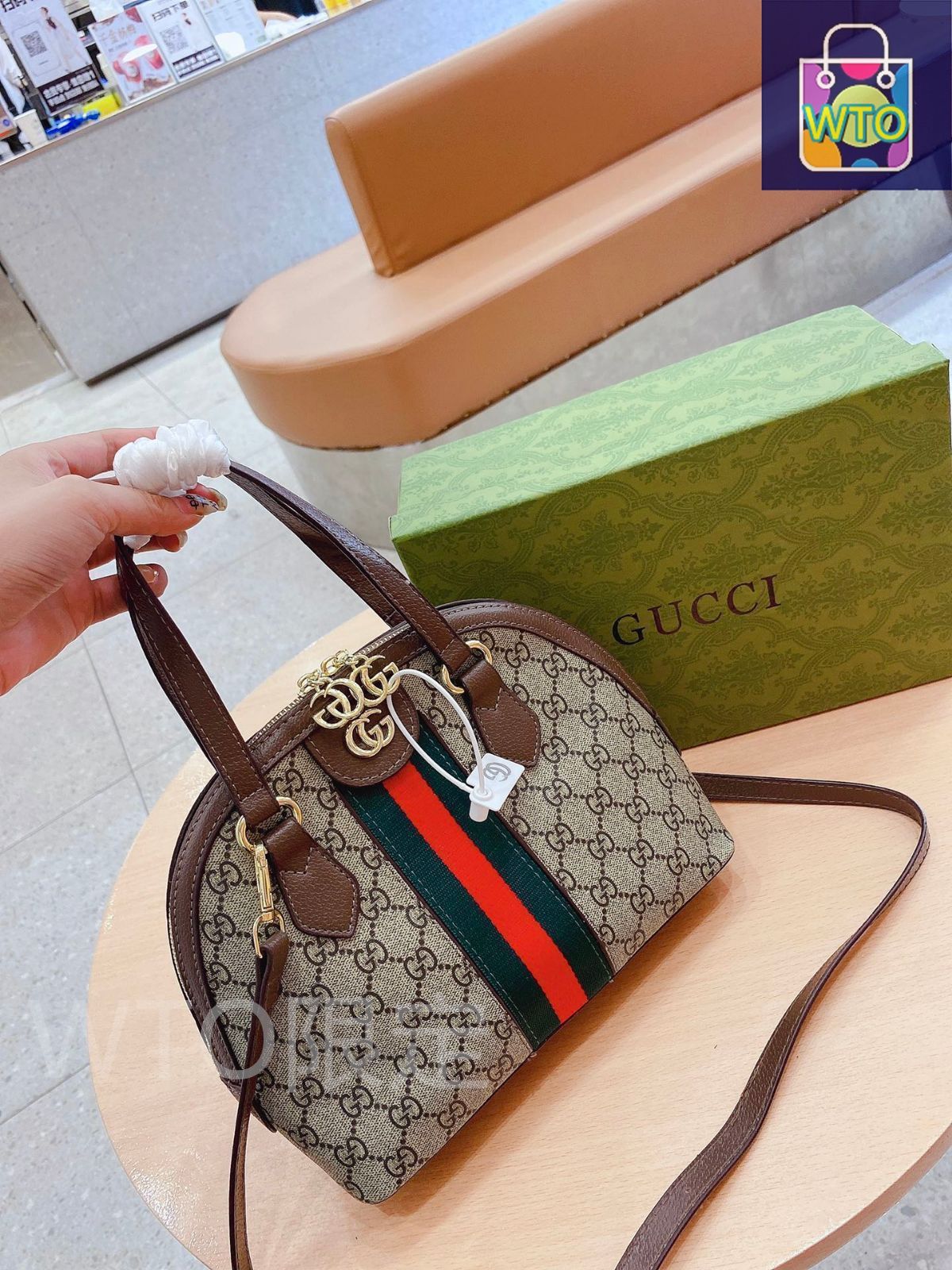 超美品 GUCCI グッチ ハンドバッグ ショルダーバッグ レディース