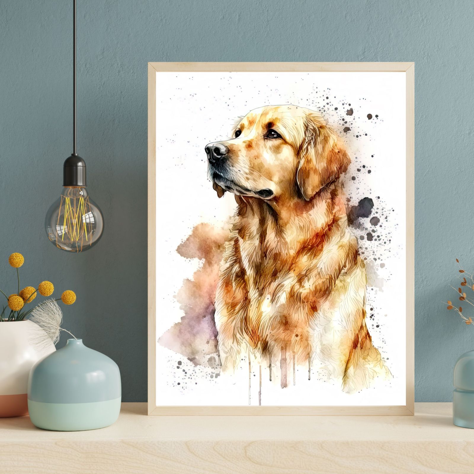 犬 コリー犬 水墨画 水彩画 色紙絵 アート 絵画 木製額縁 額装 美術 芸術 犬 コリー犬 水墨画 水彩画 色紙絵 アート 絵画 木製額縁 額装