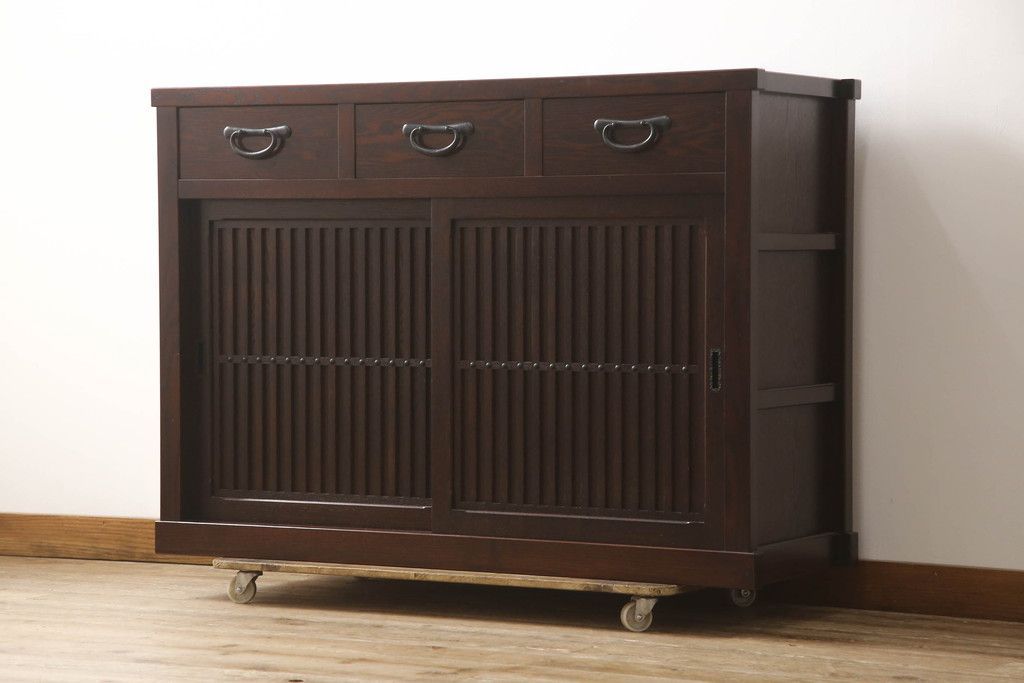 GMHK391○三越家具 Brugge ブルージュ食器棚 本棚 飾り棚 ステンド GMHK391○三越家具 Brugge ブルージュ食器棚 本棚 飾り棚 ステンド