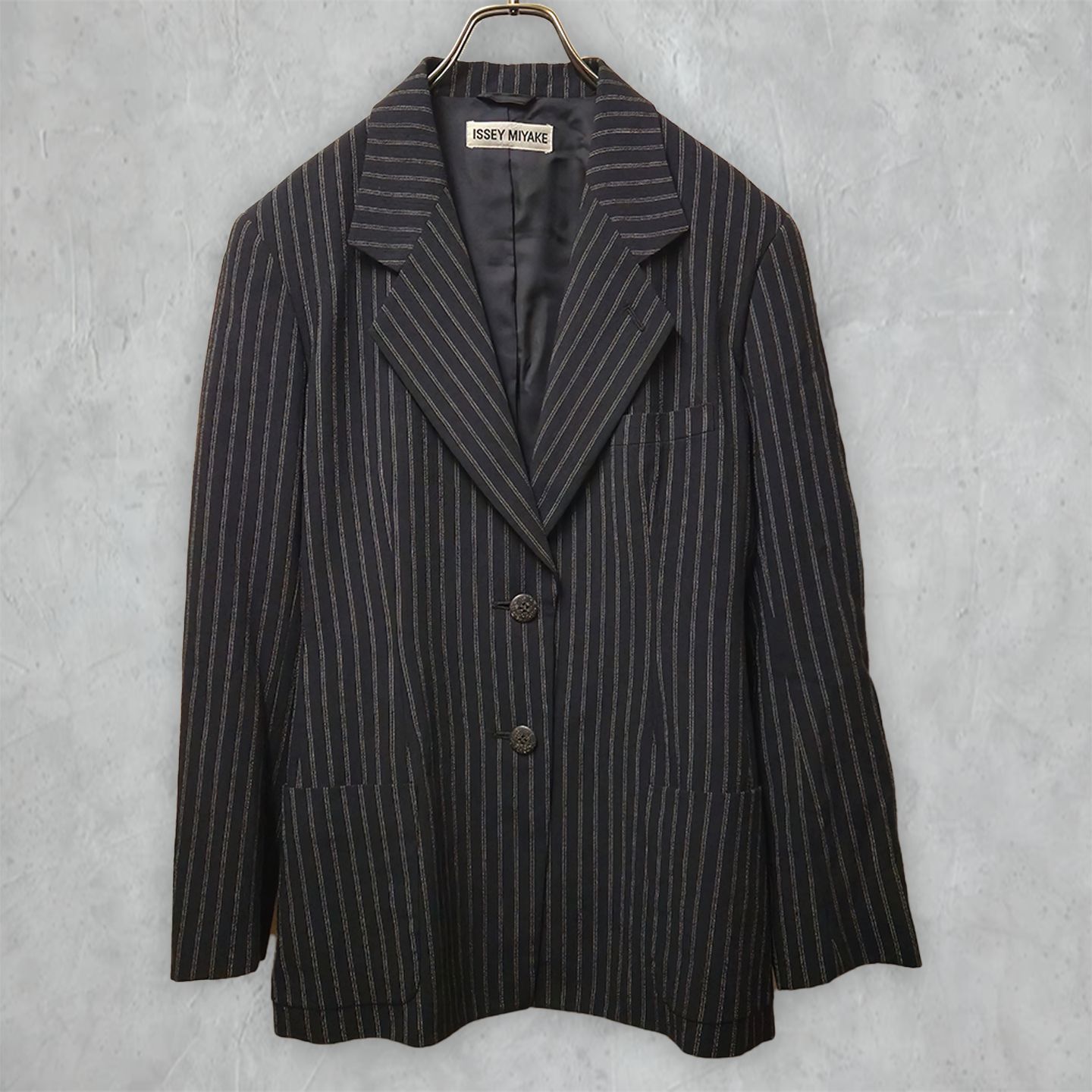 90s イッセイミヤケ ナイロンコート サイズM ブラック ISSEYMIYAKE イッセイミヤケ 90s ビンテージ ナイロン コート 黒 M 90s