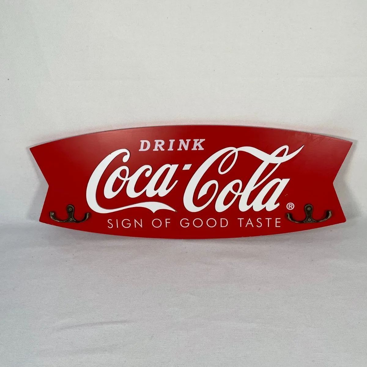 受注生産品 コカコーラ 看板 木製 Coca Cola Wooden Fishtail Sign