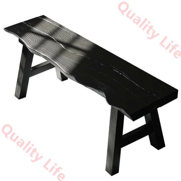 無垢材 ダイニングベンチ 玄関木製ベンチ長椅子 キッチンダイニングシート 天然無垢材 防水性と耐腐食性 木製ロング ベンチ ガーデンベンチ 素朴な無垢材の靴用ベンチ 簡単な組み立て リビングルーム ダイニングルーム 廊下 屋外に適しています 120cm