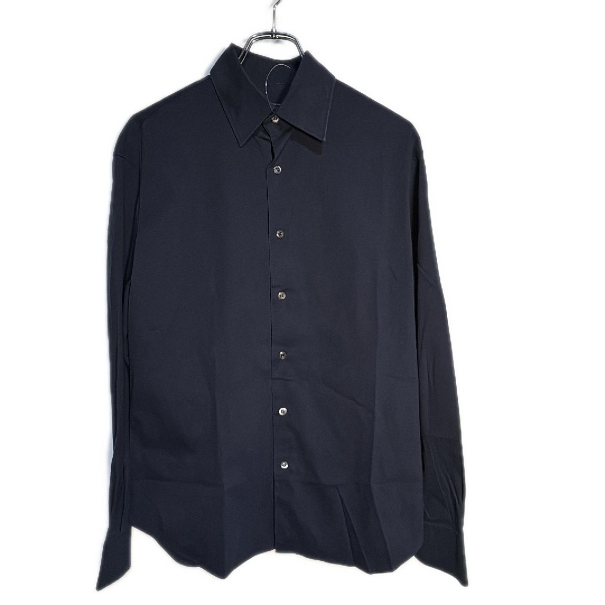 PRADA(プラダ) 長袖シャツ サイズ39(15 1/2) メンズ - 黒