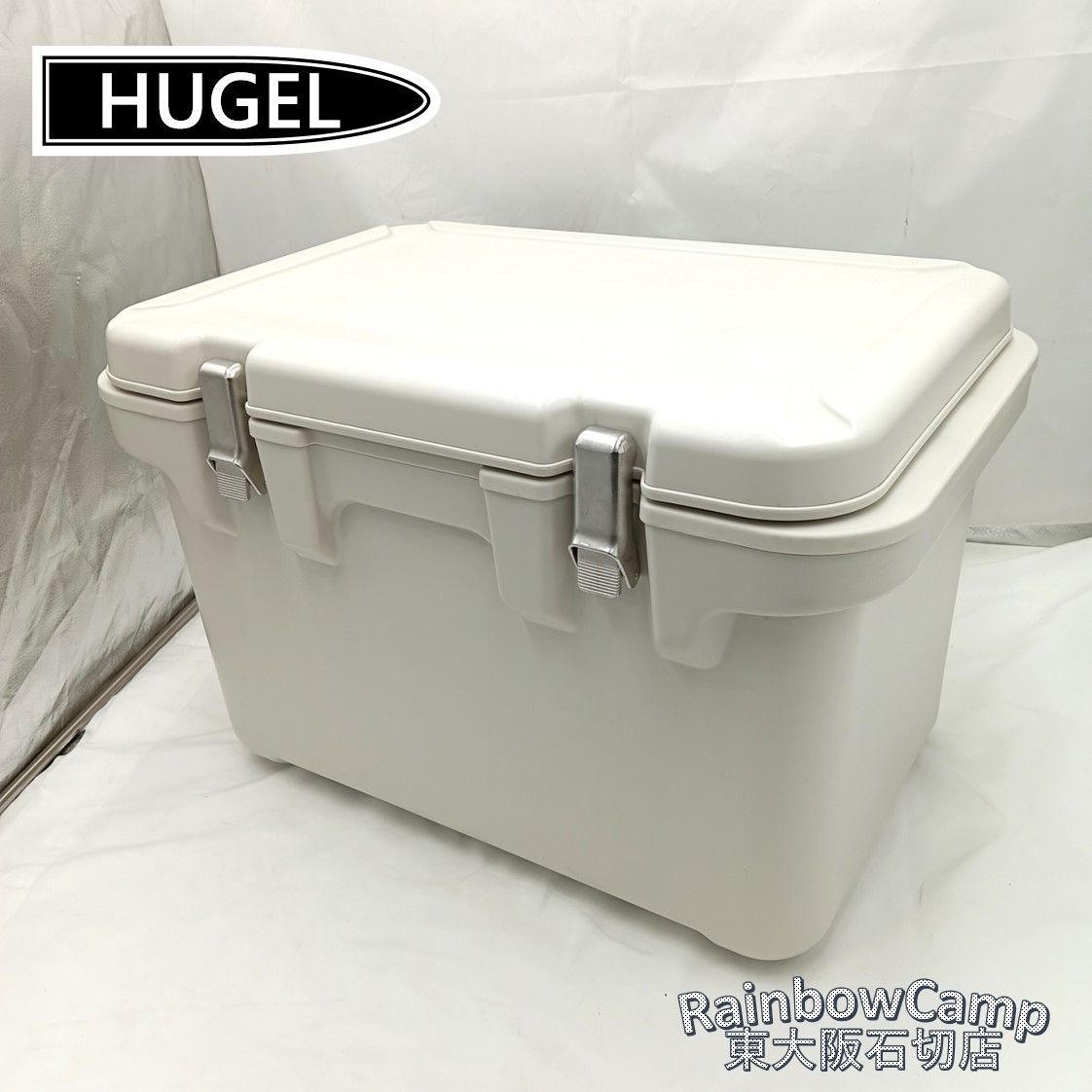 ◆HUGEL ヒューゲル 真空断熱クーラーボックス 40L VITC-40 約13.3日保冷 ホワイトアッシュ