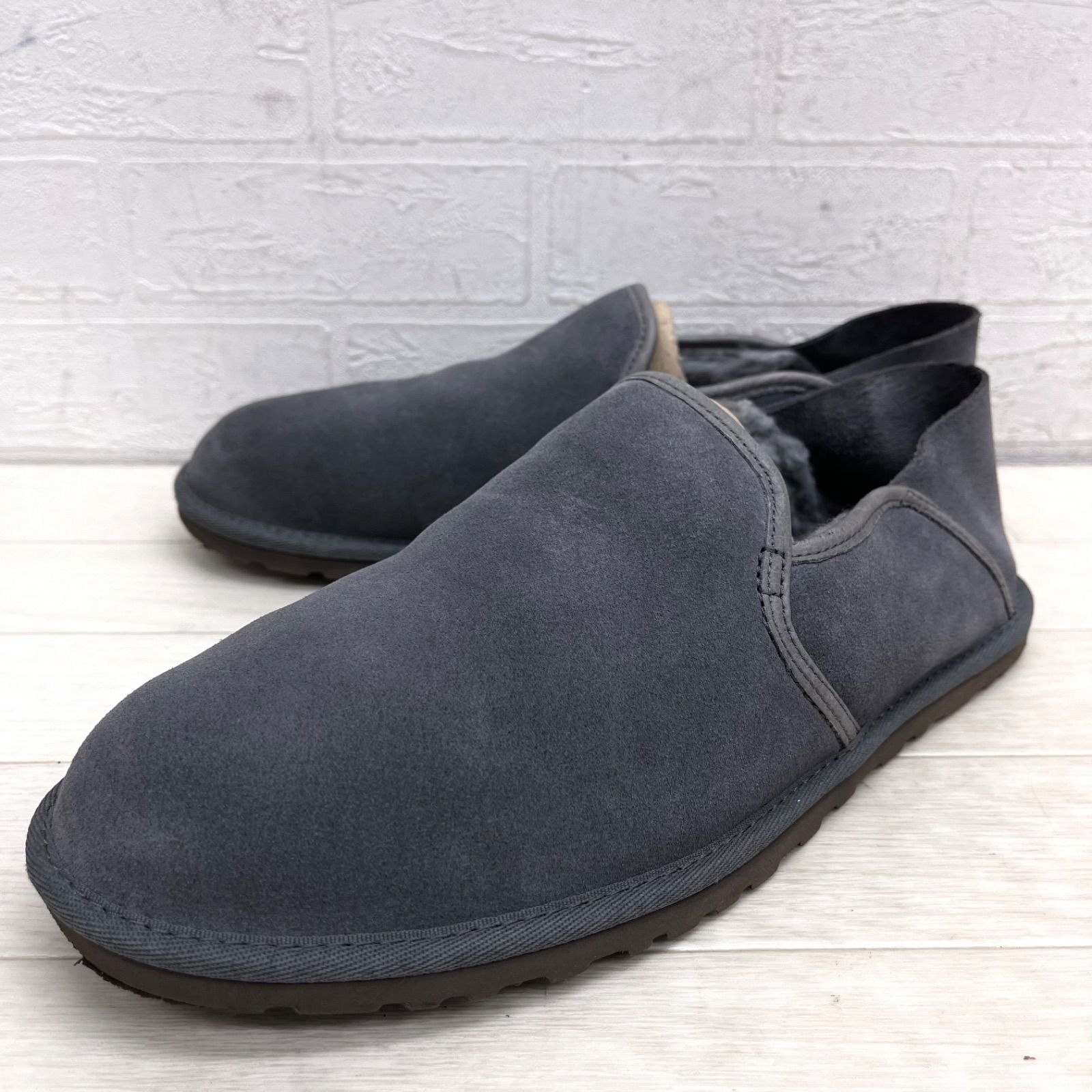 174◎ ② UGG スリッポン フラットソール グレー メンズ26.0 - メルカリ