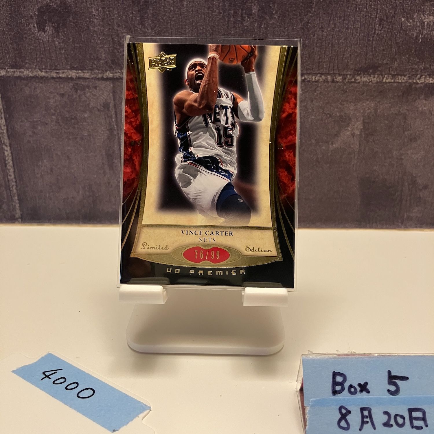 2007-08 Upper Deck Premier Vince Carter 76/99 New Jersey