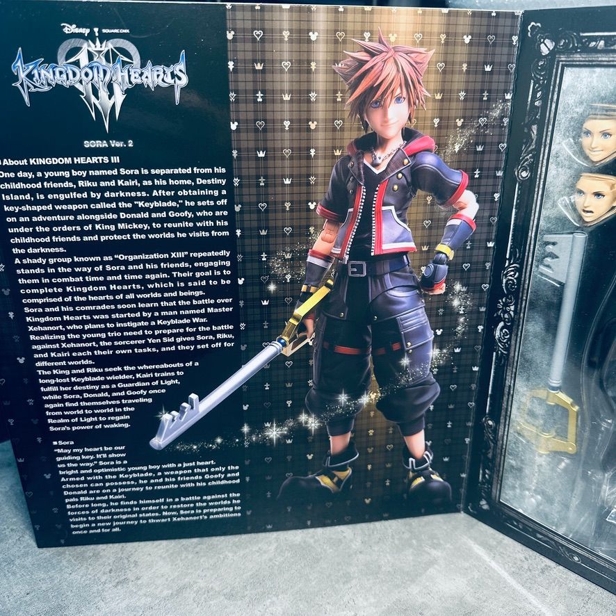 KINGDOM HEARTS III プレイアーツ改 ソラ ver.2 DX版 PVC製 塗装
