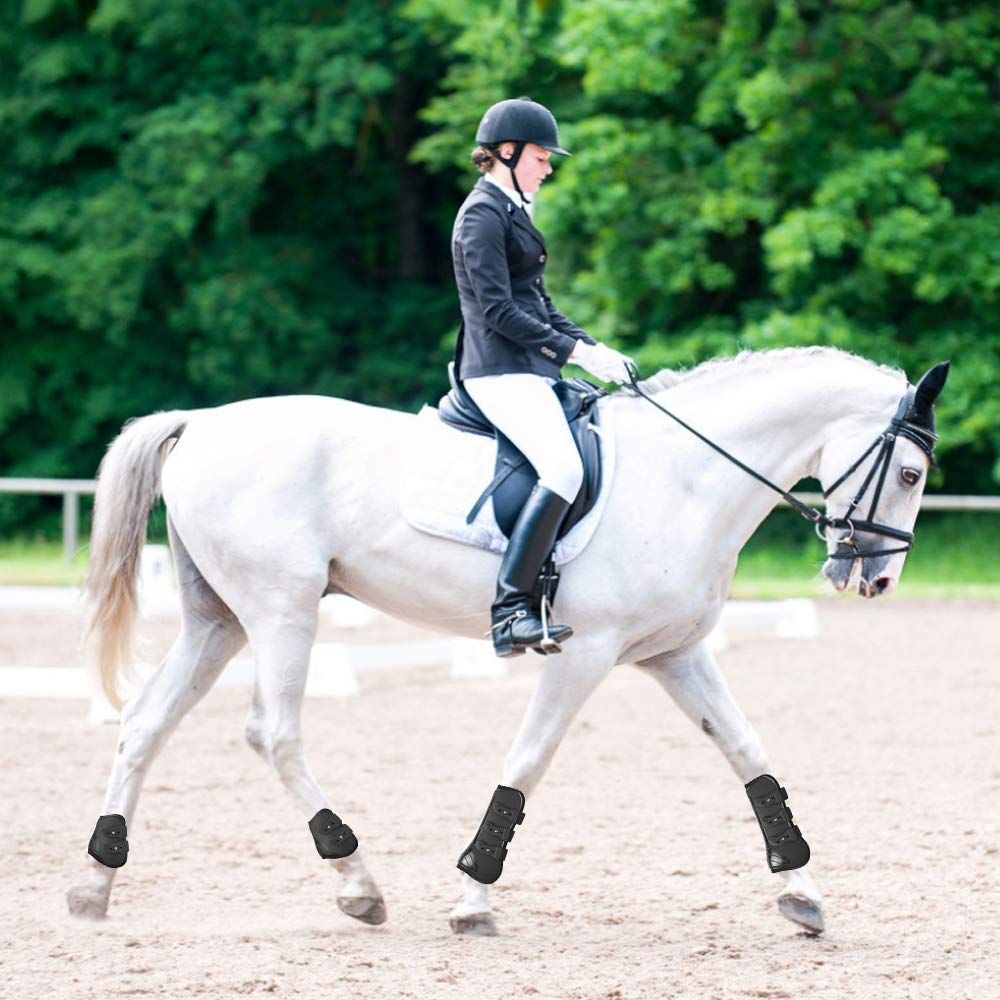 乗馬 馬具 プロテクター 前後肢セット 馬術 脚ガード 障害鞍