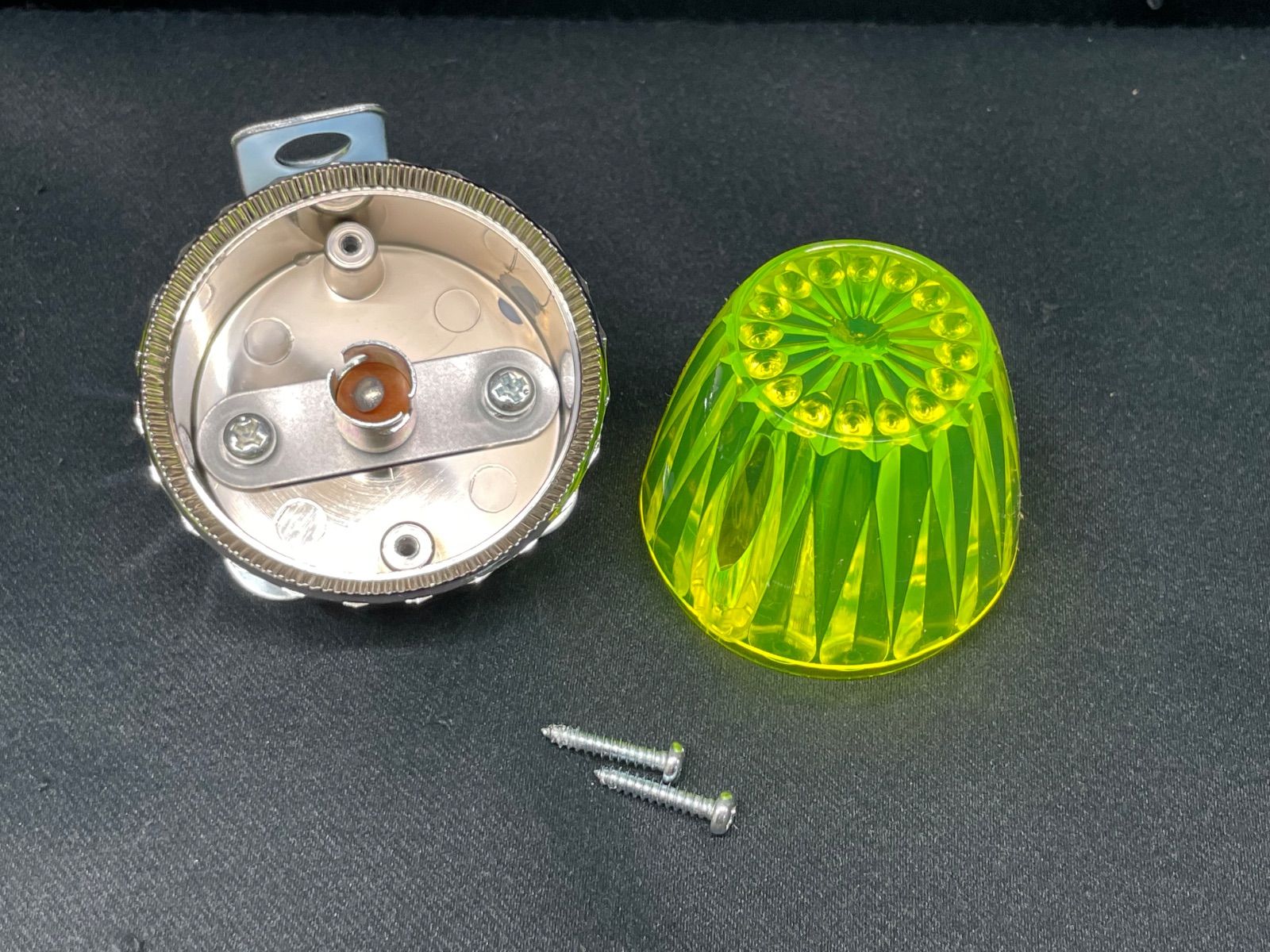 S-91 蛍光イエロー 18個 サイドランプ NO.16 黄 板橋用品製作所 電球式 レトロ デコトラ アート 車高灯 蛍 ゼリーマーカー FFCRYSTALESIA_COM