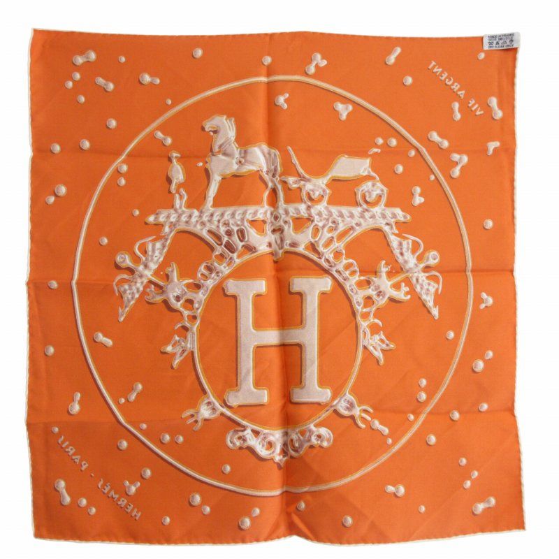 二子玉)HERMES エルメス プチカレ カレ40 KELLY EN PERLES 真珠