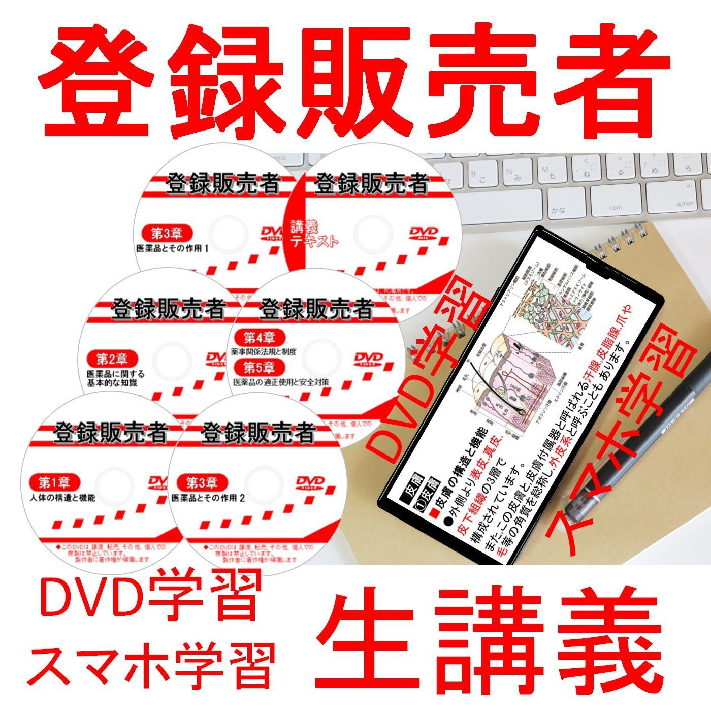 登録販売者(全科目収録)　令和6年　2024年受験用