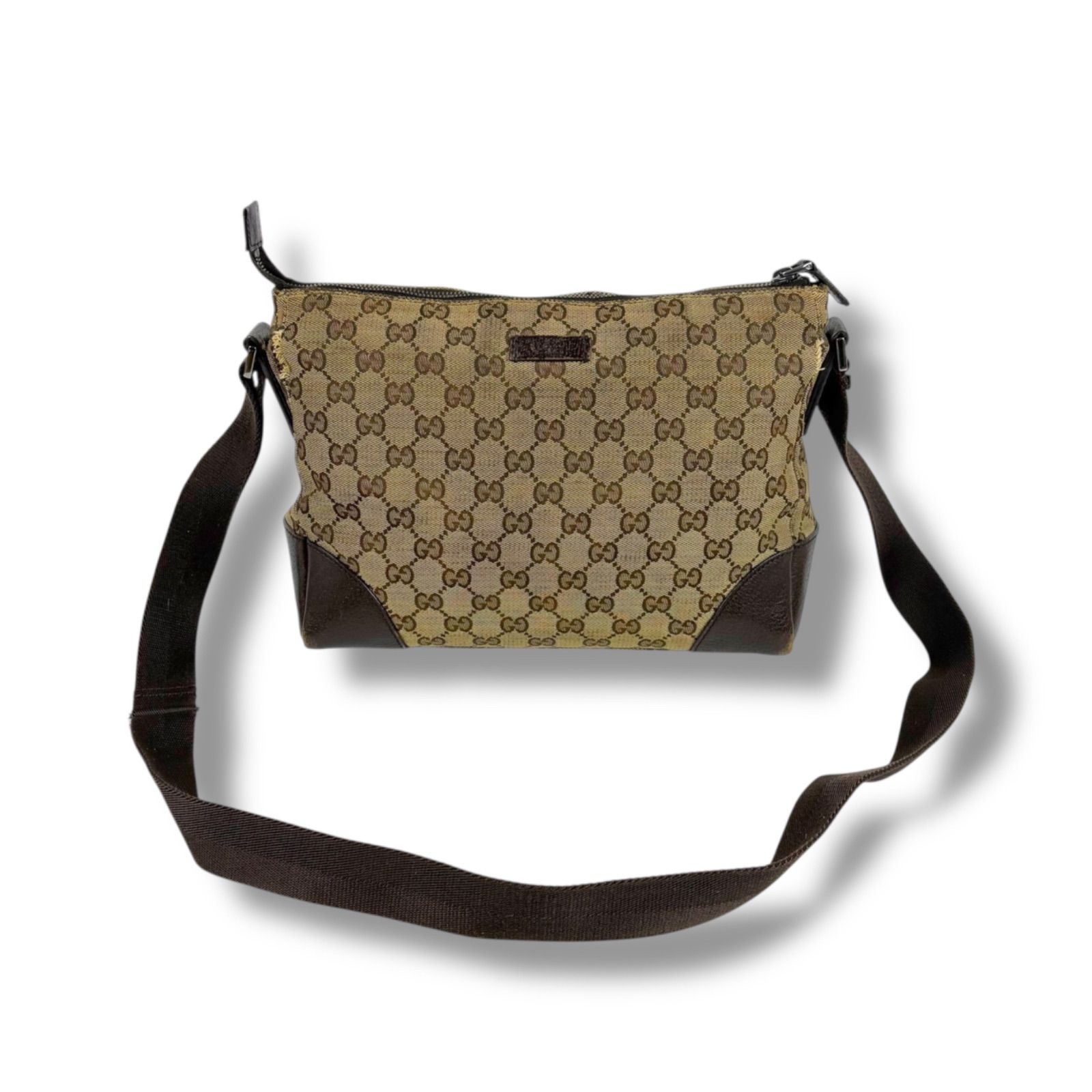 グッチ GUCCI GGキャンバス クロスボディバッグ ショルダーバッグ 
