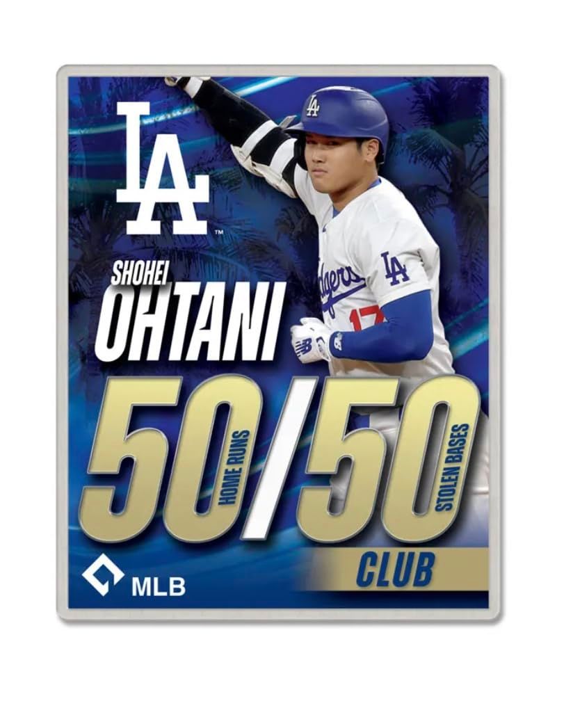 海外限定】大谷翔平 50/50 記念 ピンバッジ ロサンゼルス