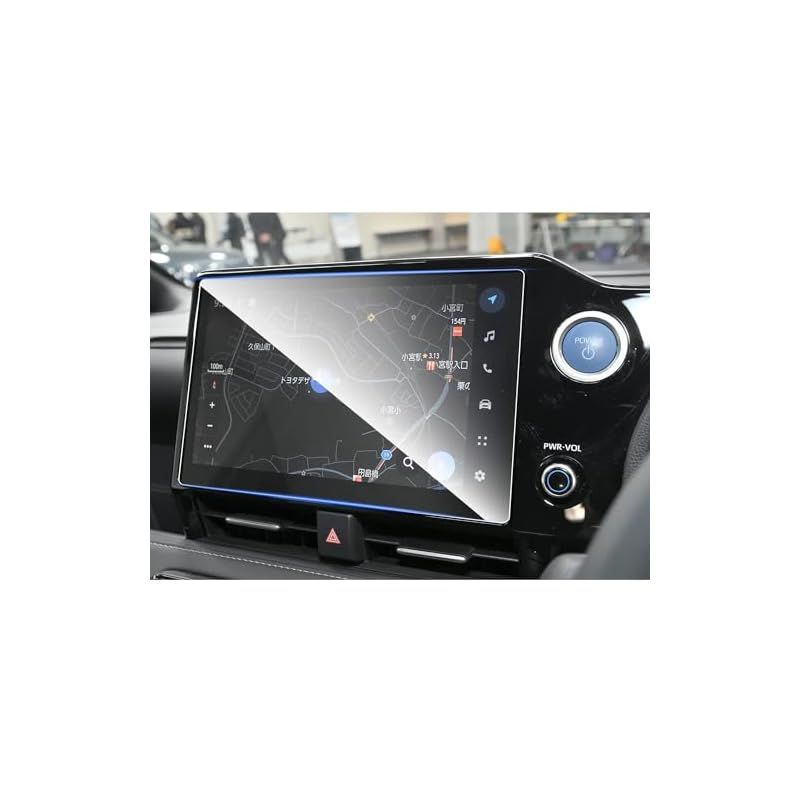 ruiya 強化ガラス 2022 トヨタ 新型ヴォクシー 90系 専用 10.5インチ ディスプレイ フィルム ヴォクシー90系 ナビ 保護フィルム 新開発AFロータス効果 カーナビ 保護フィルム 9H カスタムパーツ キ