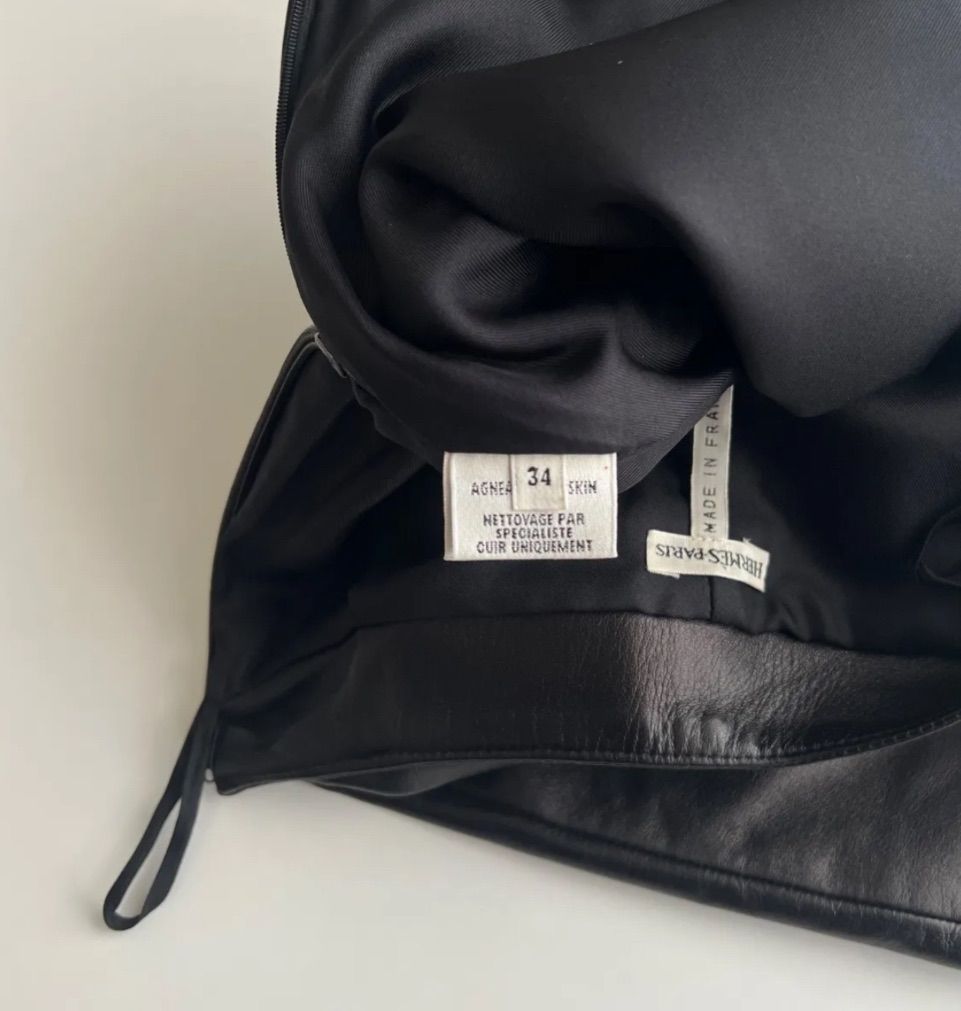 FW1998-99 Hermès by Margiela lather skirt HERMES エルメス