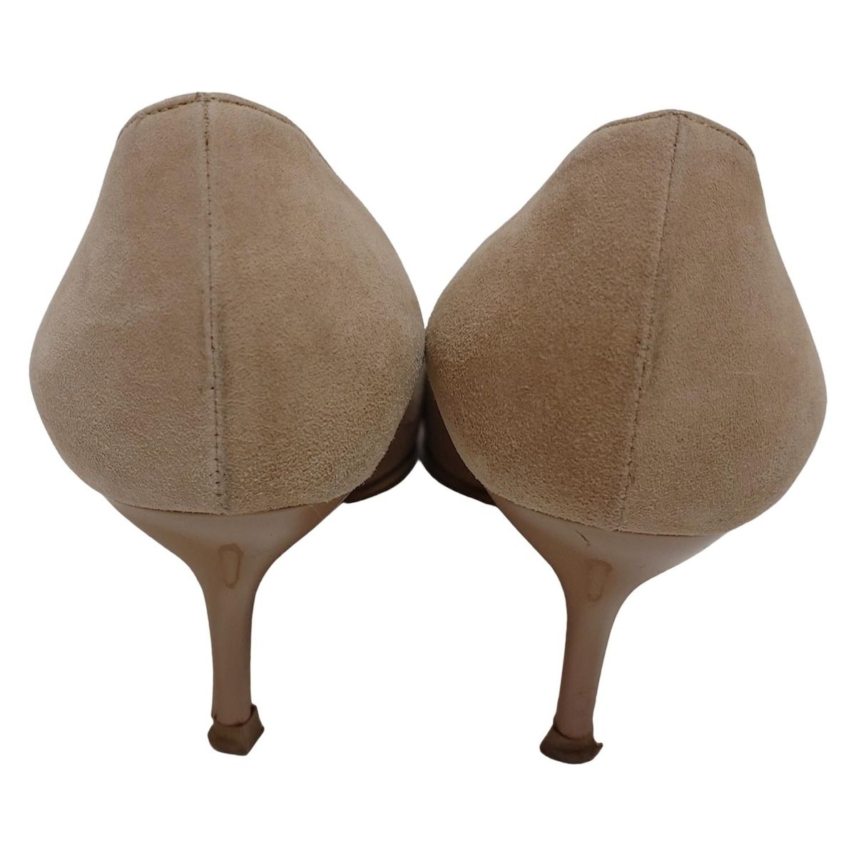 【新品】ジミーチュウ　ベージュパンプス JIMMY CHOO(ジミーチュウ) パンプス 37 1/2 レディース - ベージュ