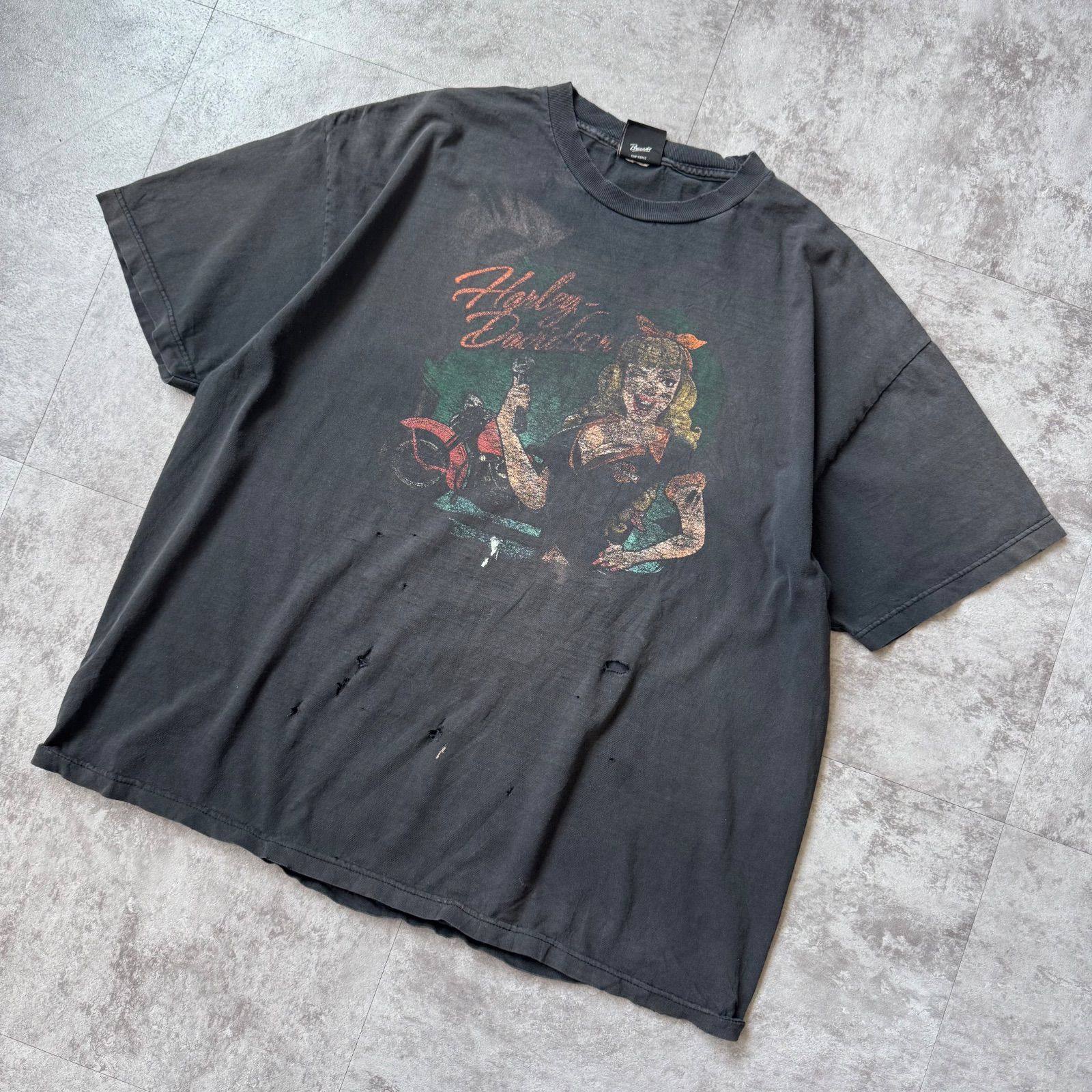 Harley-Davidson ハーレーダビッドソン Tシャツ 半袖 フェード a0264b1d002bb998e88ffddfd38c18