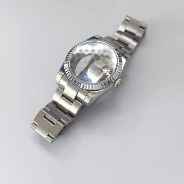 MOD nh36 36ミリ フルーテッド MVT013 Seiko Instruments Inc NH36 Movement with Blue Lume