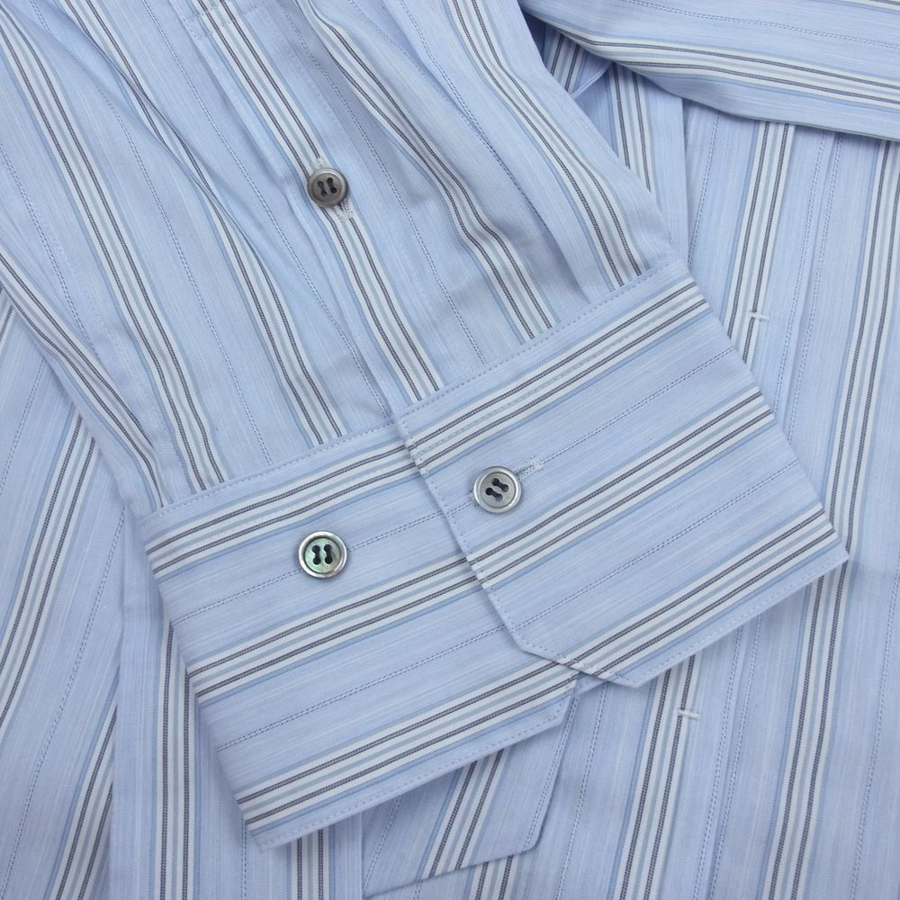 エブール ebure ブラウス 3410700318 ブランデーストライプ リボン