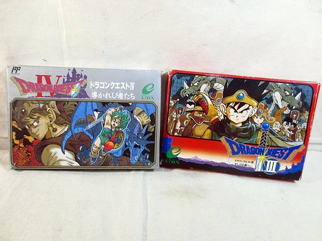 美品　エニックス　FC ファミコン ドラゴンクエストⅢ　そして伝説へ　ドラゴンクエストIV 導かれし者たち セット 美品 エニックス FC ファミコン ドラゴンクエストⅢ そして伝説