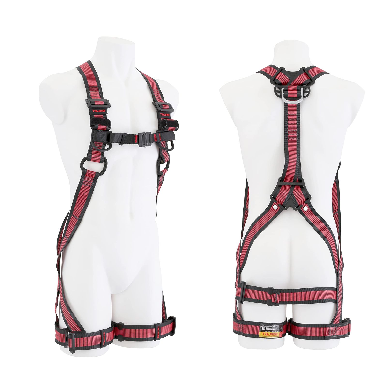 タジマ 新規格フルハーネスLサイズ 安全ハーネス 調整可能 黒 Lサイズ