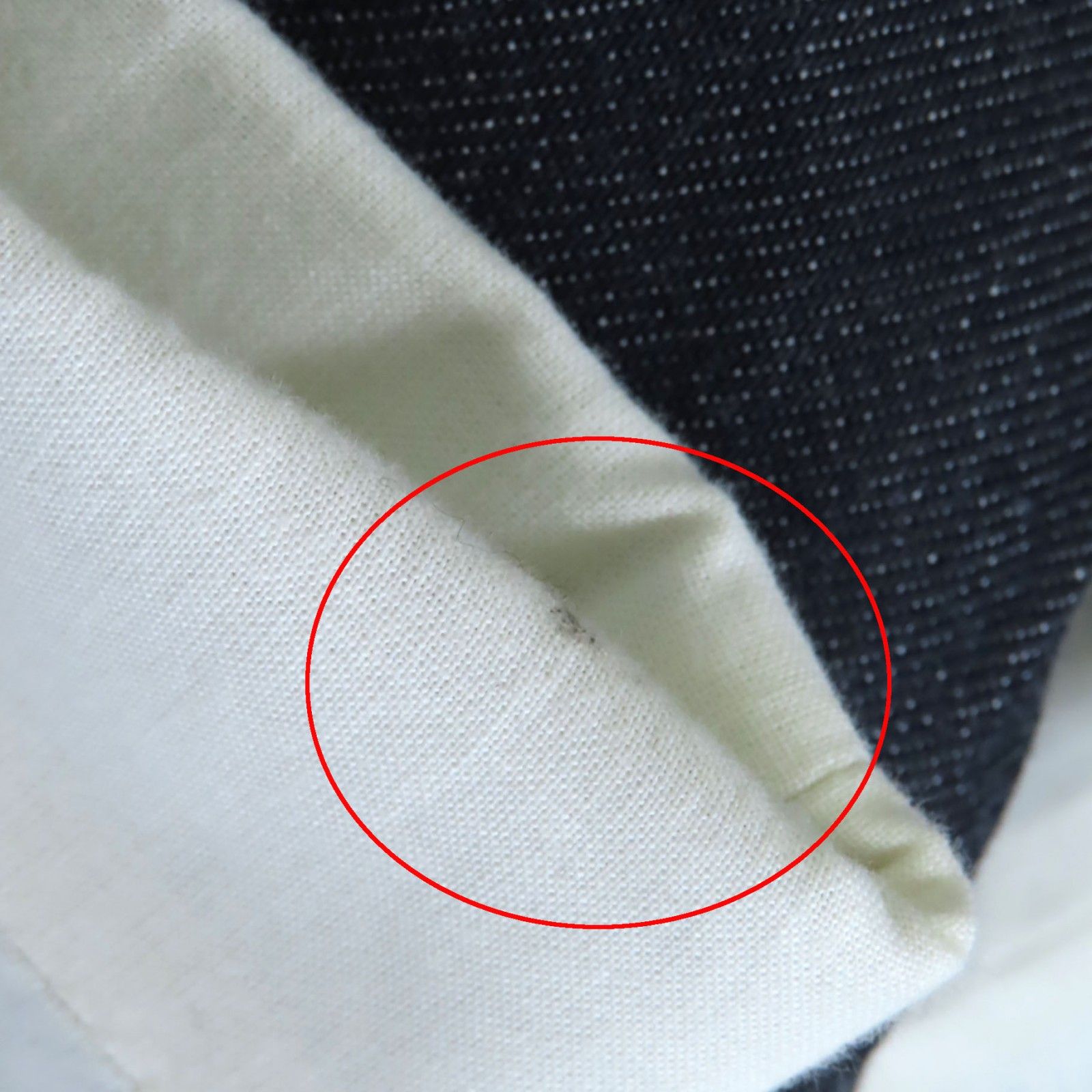 ボタンフライ レザーロゴパッチ付